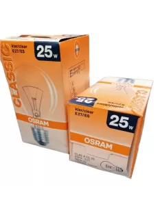 Osram n25 nitra claro gota e27 25w